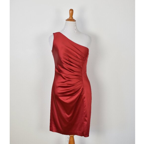 Calvin Klein Dresses & Skirts - Calvin Klein One Shoulder Ruched Formal Dress - 12